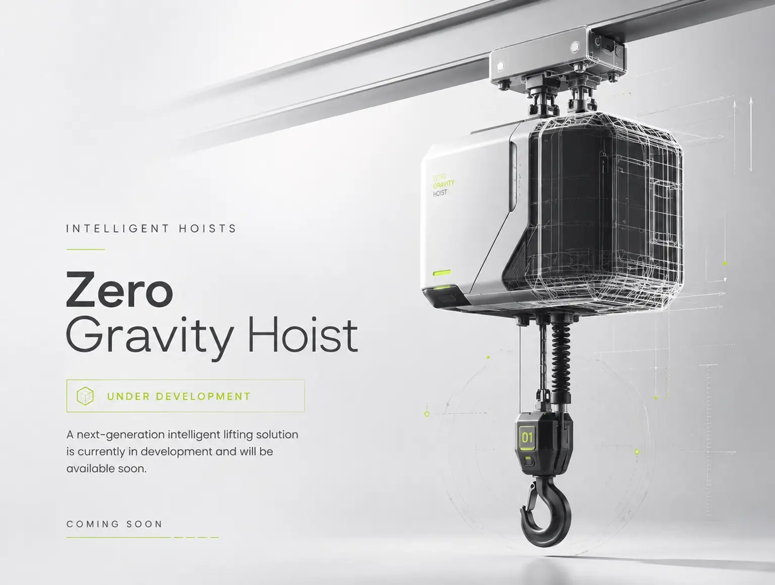 250kg zero gravity intelligent hoist