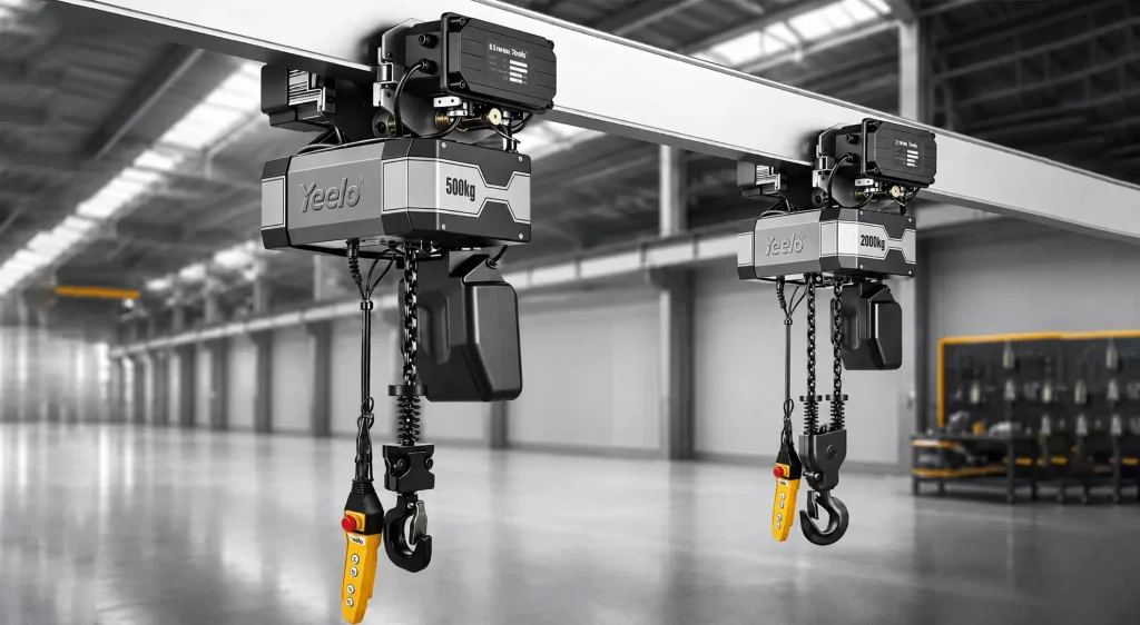 electric chain hoist with electric trolley