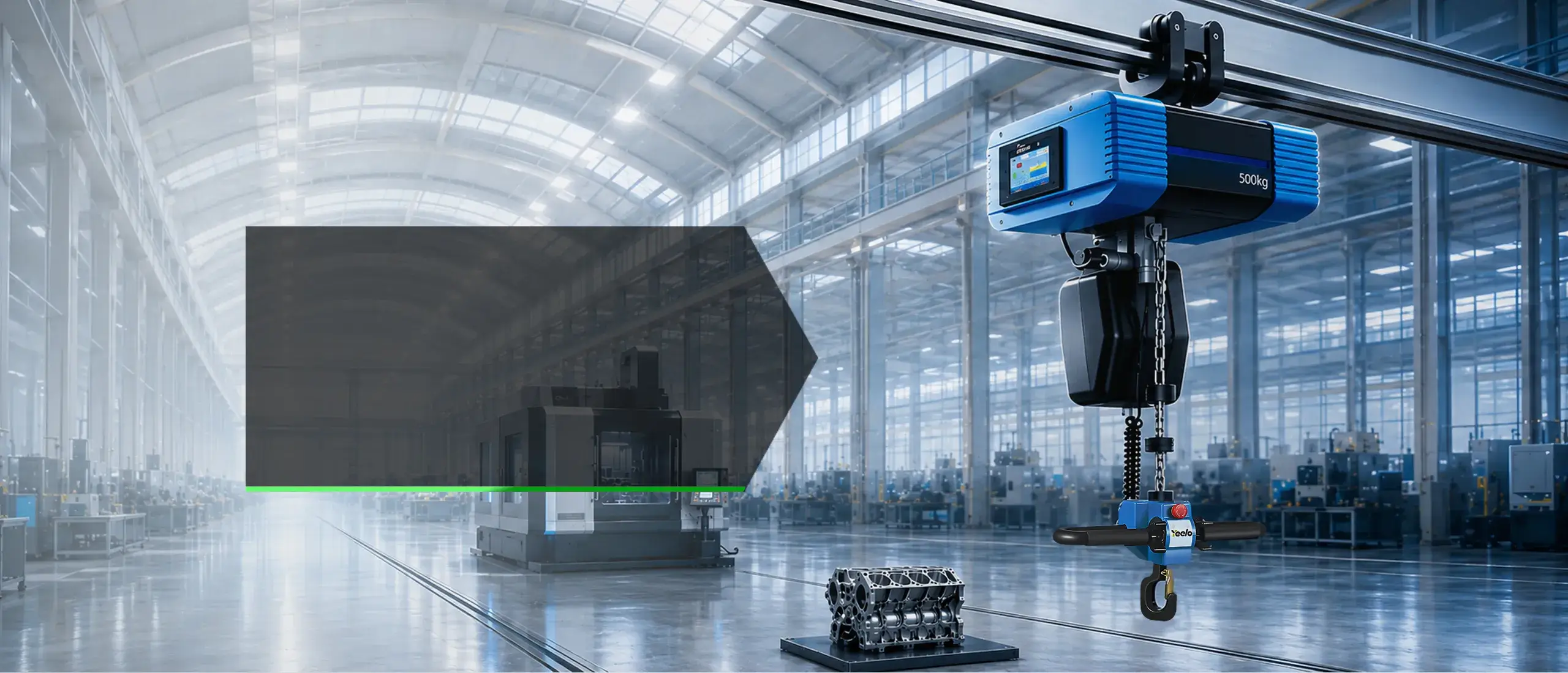yeelo intelligent servo hoist stepless speed control