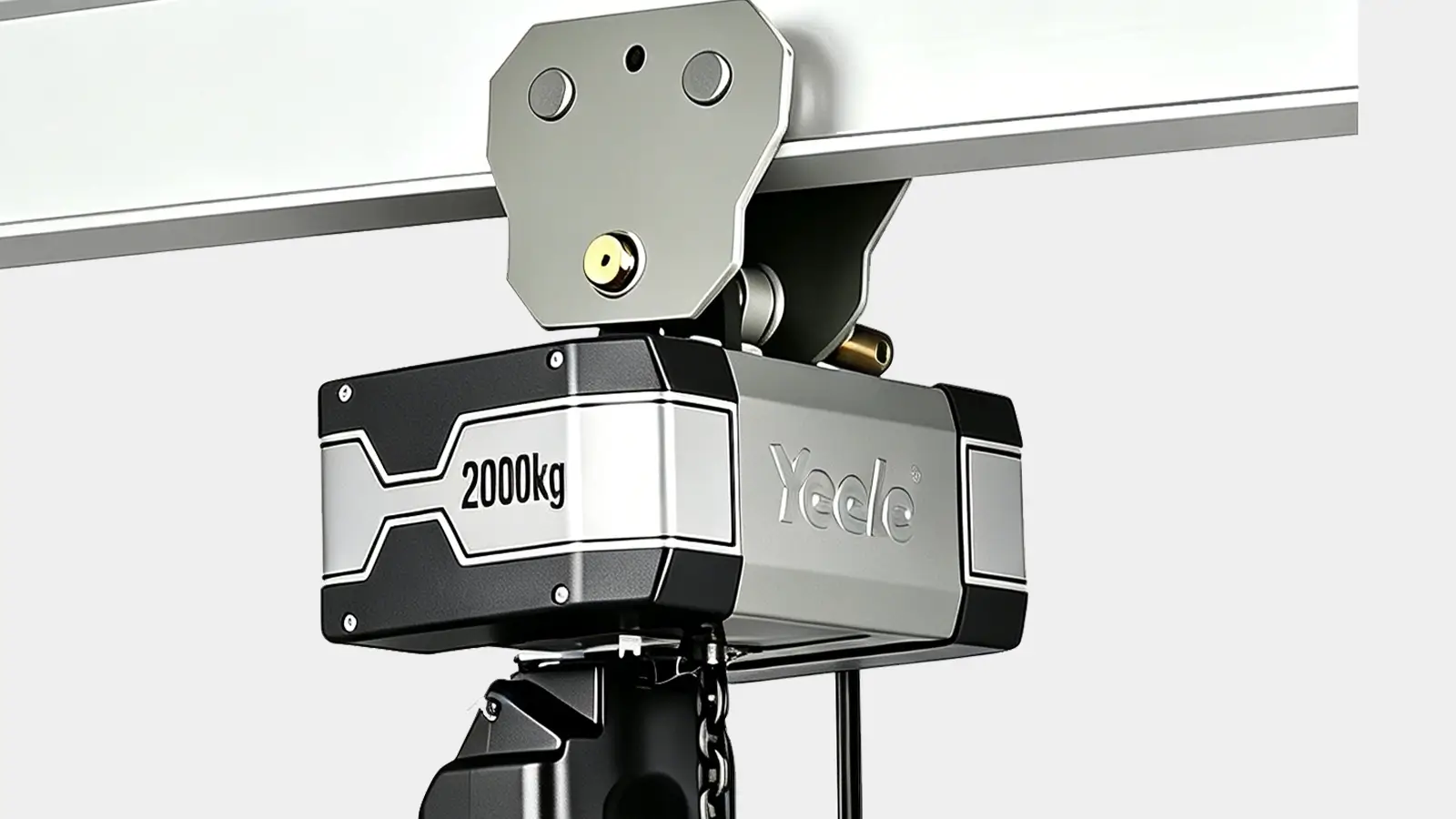YEELO 2 ton single chain electric hoist with manual trolley
