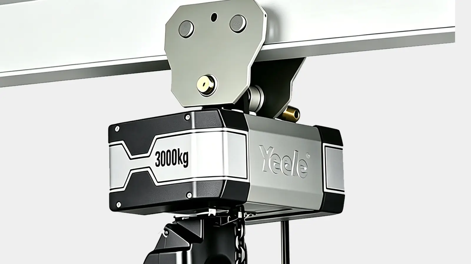 3 ton single chain electric hoist with manual trolley