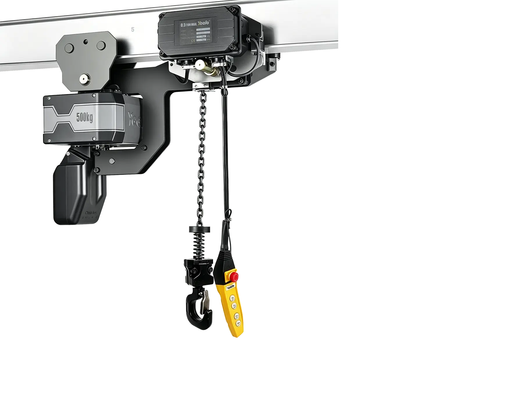 0.5 ton single chain low headroom electric hoist 220v