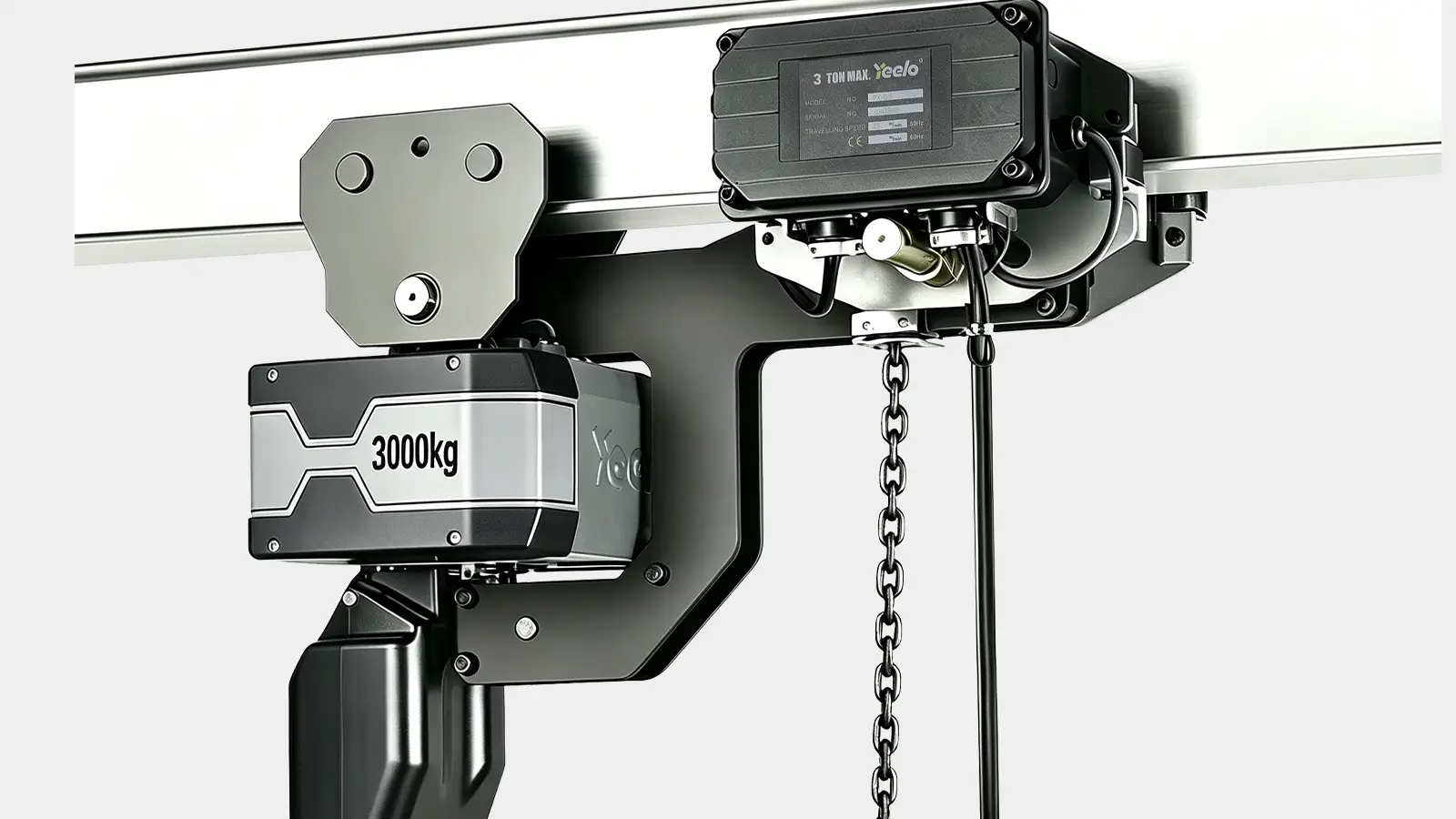3 ton single chain low headroom electric hoist